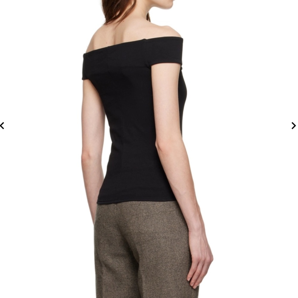 ANINE BING: Sara Off the Shoulder Top - Picture 4 of 5